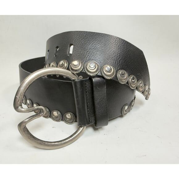 Brave made in Canada Wide Leather Hip Waist Belt size 38 - Picture 7 of 9